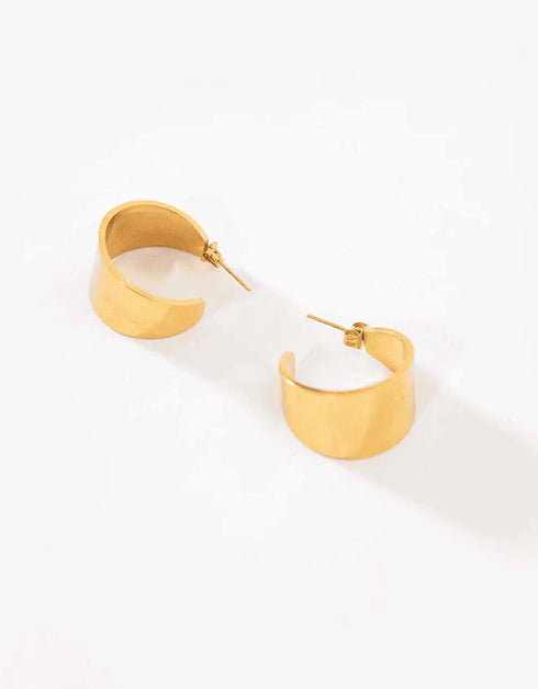 RIBBON FLAT HOOPS